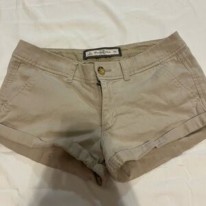 Abercrombie & Fitch Women's Beige Cargo Shorts